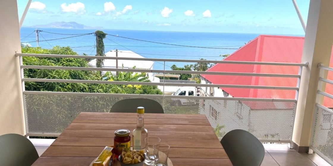 Location Appartement vue mer à Trois Rivières en Guadeloupe - Ref : AG470