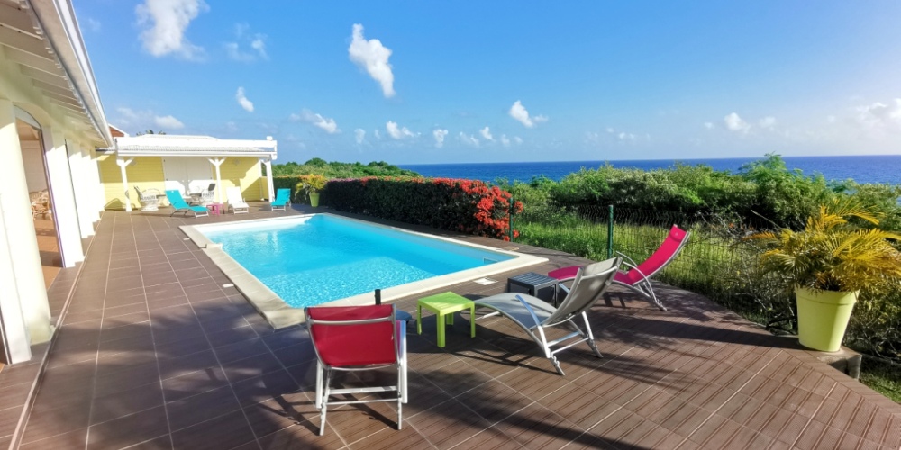Location Villa à Sainte Anne en Guadeloupe - Ref : G129
