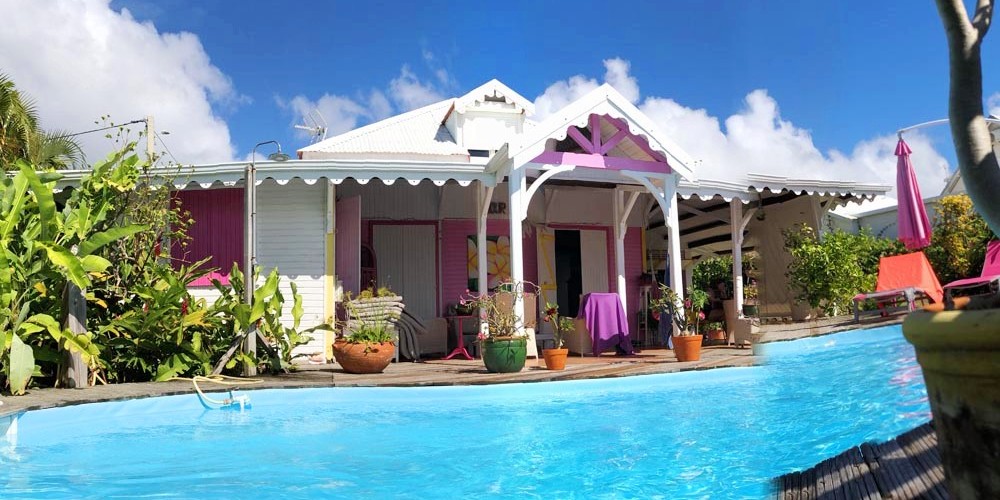 Location Villa Christophine à Sainte Anne en Guadeloupe - Ref : AG417