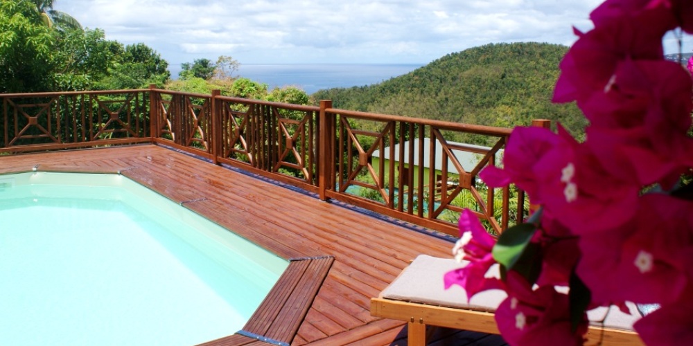 Location Villa à Bouillante en Guadeloupe - Ref : G072A