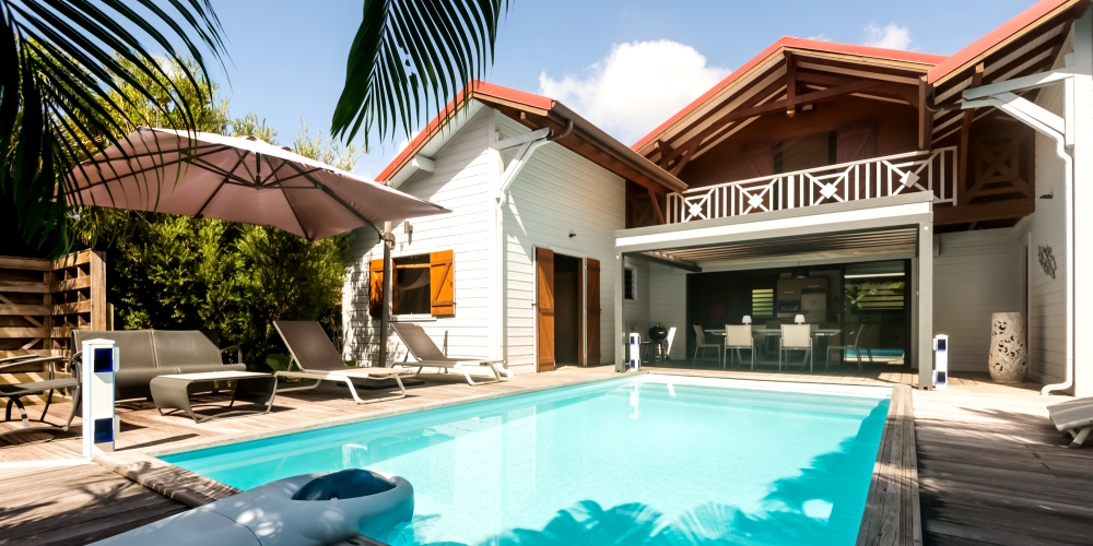 Location Villa à Bouillante en Guadeloupe - Ref : G126C